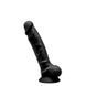 Фаллоимитатор SilexD Johnny Black (MODEL 1 size 7in), двухслойный, силикон+Silexpan, диаметр 3,8см SO2861 фото 1
