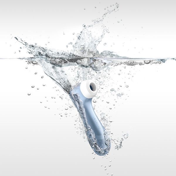 Вакуумний кліторальний стимулятор Satisfyer Pro 2 Blue (м'ята упаковка!!!) SO6288-R фото