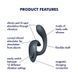 Вибратор Satisfyer G for Goddess 1 Dark Grey (мятая упаковка!!!) SX0668-R фото 7
