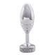 Металлическая анальная пробка DOXY Butt Plug RIBBED, ребристая, диаметр 3,3 см SO8031 фото 1