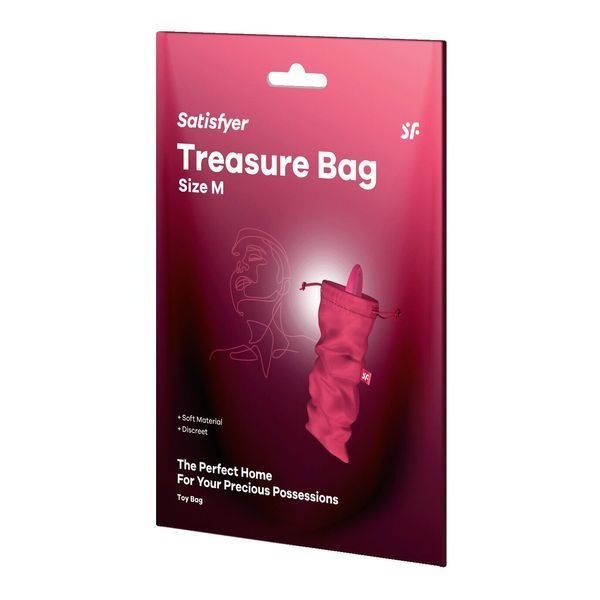 Мешочек для хранения игрушек Satisfyer Treasure Bag M Pink SX0548 фото