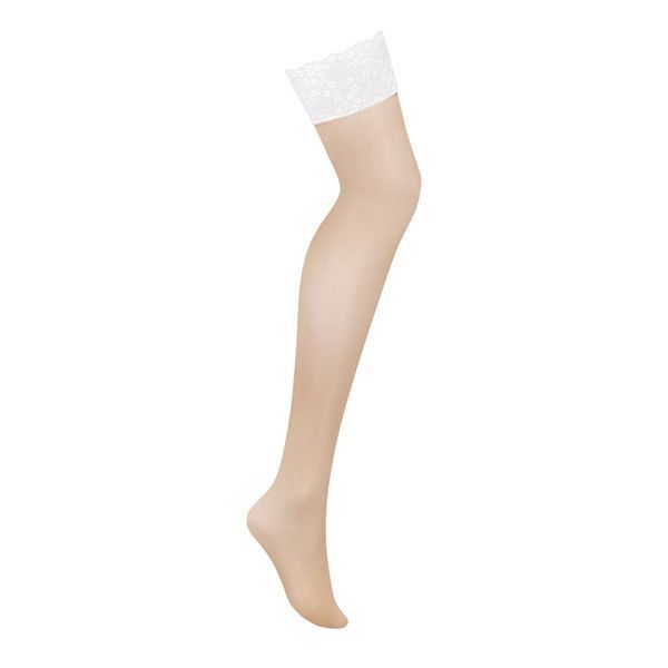 Панчохи Obsessive Heavenlly stockings M/L, широка резинка SO8182 фото