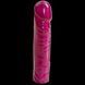 Фаллоимитатор Doc Johnson Radiant Gems 8 Inch Fuchsia, диаметр 4,3см, антибактериальный ПВХ SO1982 фото 1