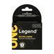 Презервативи ONE Legend Extra Large 3 шт, картонна коробка (м'ята упаковка!!!) SX0781-R фото 1