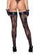 Панчохи Noir Handmade F243 Tulle stockings with patterned flock embroidery - S SX0155 фото 2