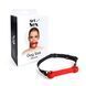 Кляп-палка на ремнях Art of Sex &ndash; Gag Stick Silicon, красный, натуральная кожа SO6704 фото 4