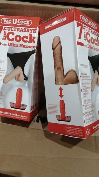 Трусики со страпоном Doc Johnson Vac-U-Lock 7 Inch ULTRASKYN Ultra Harness (мятая упаковка!!!) SO1986-R фото