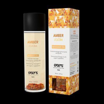 Масажна олія EXSENS Amber Jojoba (гармонізує, з бурштином) 100мл, натуральна SO2369 фото