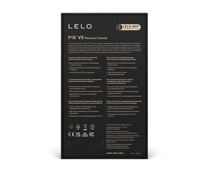 Смарт-мастурбатор LELO F1S V3 Teal SX0704 фото