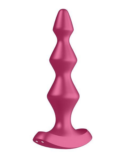 Анальний стимулятор-намистини з двома моторами Satisfyer Lolli-Plug 1 Berry SO4925 фото