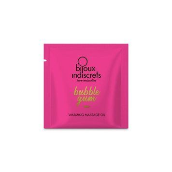 Пробник массажного масла Bijoux Indiscrets Light my Fire &ndash; Strawberry Bubblegum (2 мл) SO9344 фото