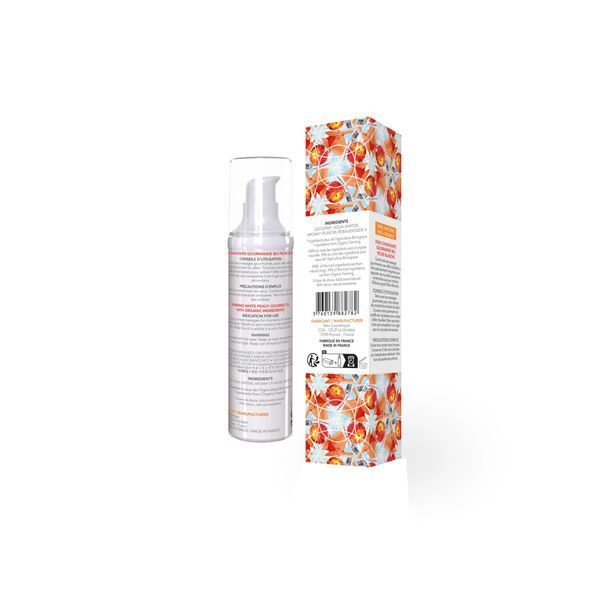 Массажное масло EXSENS Organic White Peach 50 мл разогревающее, без сахара, без парабенов, съедобное SO2381 фото