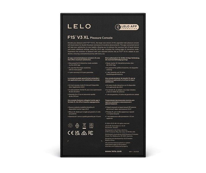 Смарт-мастурбатор LELO F1S V3 XL Teal SX0706 фото