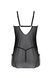 Пеньюар Passion DROSERA CHEMISE black, L/XL, кружевной лиф со стрепами, трусики в комплекте SX0473 фото 4