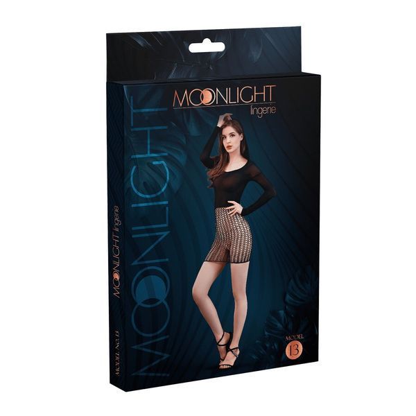 Еротична сукня Moonlight Model 13 XS-L Black (м'ята упаковка!!!) SO8203-R фото
