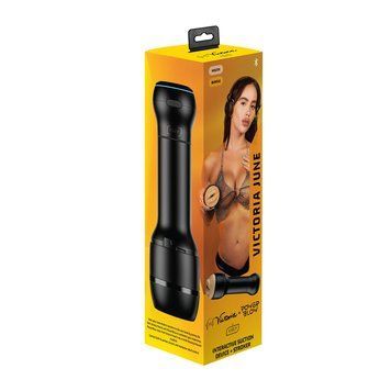 Мастурбатор-ротик FeelVictoria Mouth зі всмоктувальною інтерактивною насадкою Kiiroo PowerBlow Combo SO9360 фото
