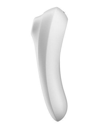 Смарт-вибратор и вакуумный стимулятор 2в1 Satisfyer Dual Pleasure White SO4105 фото