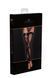 Чулки Noir Handmade F243 Tulle stockings with patterned flock embroidery - 3XL SX0160 фото 6