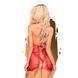 Комплект сорочка в стиле 60-х и трусики с доступом Penthouse - Libido Boost Red M/L SO4315 фото 2
