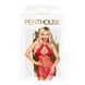Комплект сорочка в стиле 60-х и трусики с доступом Penthouse - Libido Boost Red M/L SO4315 фото 3