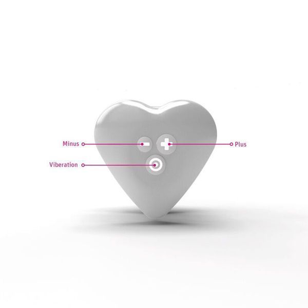Вибратор для клитора Mystim Heart&acute;s Desire White, 8 режимов, очень мощный SO8141 фото