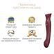 Смартвибратор 3в1 Zalo &mdash; Queen Wine Red, пульсирующая жемчужина и вакуум, кристалл Swarovski SO6662 фото 4