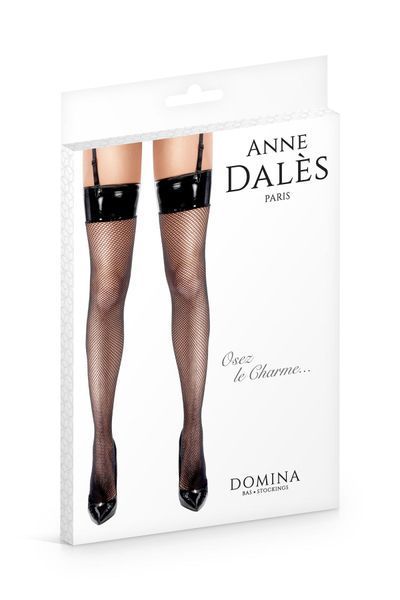 Чулки сетка с виниловым верхом Anne De Ales Domina T4 SO4058 фото