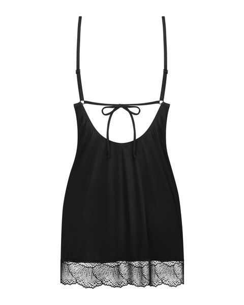 Пеньюар і трусики Obsessive Lobellis chemise & thong M/L SX1021 фото