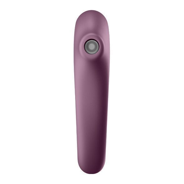 Вакуумный стимулятор с вибрацией Satisfyer Dual Kiss Wine Red SO6115 фото
