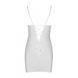 Сорочка с вырезами на груди, стринги Passion LOVELIA CHEMISE L/XL, white SO4762 фото 6