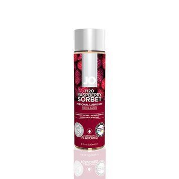 Смазка на водной основе JO H2O &mdash; Raspberry Sorbet (120 мл) без сахара, растительный глицерин SO1671 фото