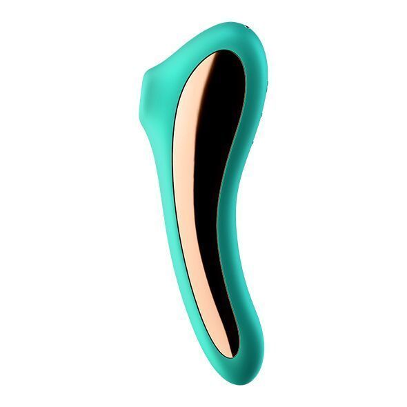 Вакуумный стимулятор с вибрацией Satisfyer Dual Kiss Green SO6116 фото