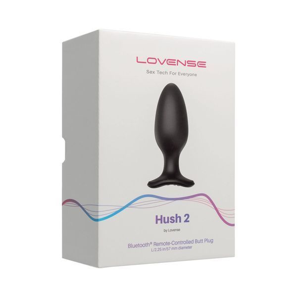 Анальная смарт-вибропробка Lovense Hush 2, размер L SO6983 фото
