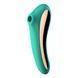 Вакуумный стимулятор с вибрацией Satisfyer Dual Kiss Green SO6116 фото 1