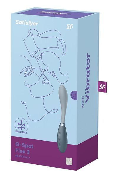 Вибратор Satisfyer G-Spot Flex 3 Grey (мятая упаковка!!!) SO6727-R фото