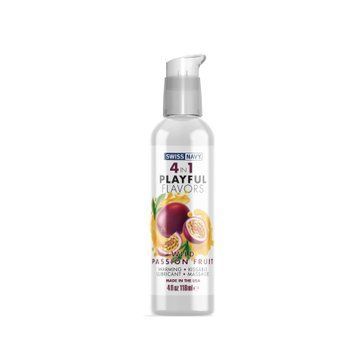 Розпродаж!!! Лубрикант на водній основі Swiss Navy 4in1 Wild Passion Fruit 118мл (термін 21.11.2024) SO5719-R фото