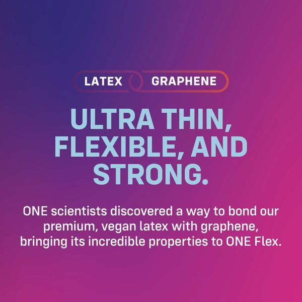 Презервативы ONE Flex Graphene Condom 10 шт, подарочная упаковка тюб SX0787 фото