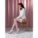 Чулки Passion ST119 1/2 white, ажурная силиконовая резинка с цветочным декором и люрексовой нитью SO5782 фото 2
