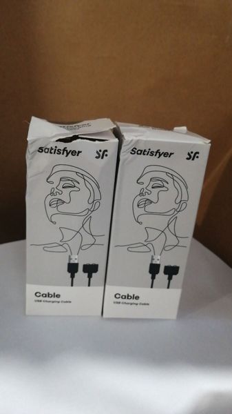 Зарядка (запасний кабель) для іграшок Satisfyer USB charging cable Black (м'ята упаковка!!!) SO7792-R фото