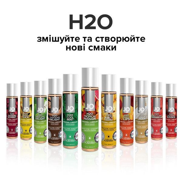 Смазка на водной основе JO H2O &mdash; Tropical Passion (120 мл) без сахара, растительный глицерин SO1674 фото