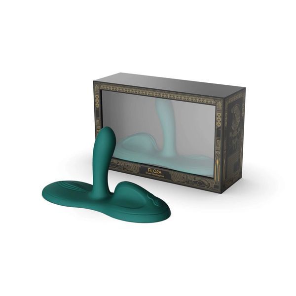 Вібратор Zalo &ndash; Flora Turquoise Green SX0715 фото
