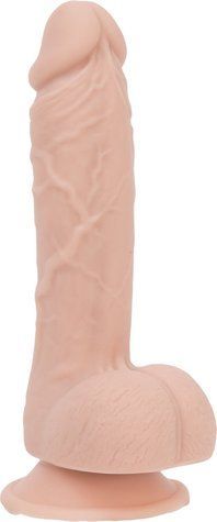 Реалістичний фалоімітатор на присосці ADDICTION &mdash; Mark 7,5&Prime; Dildo With Balls, Beige SO5583 фото