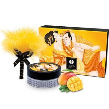 Смачна пудра для оральних пестощів Shunga Body Powder &ndash; Luscious Mango (75 гр) SX0589 фото
