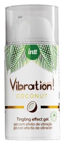 Рідкий вібратор Intt Vibration Coconut Vegan (15 мл) (без пакування!!!) SO5972-S фото