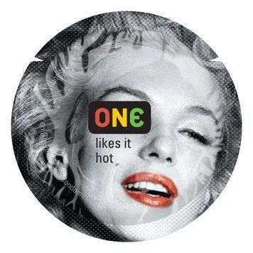 Презерватив ONE Color Sensations - ONE likes it hot (Red) 1 шт SX0770 фото