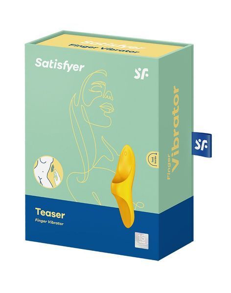 Вибратор на палец Satisfyer Teaser Dark Yellow SO5422 фото