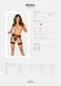 Пояс для чулок Obsessive Medilla garter belt XL/2XL SO9057 фото 5