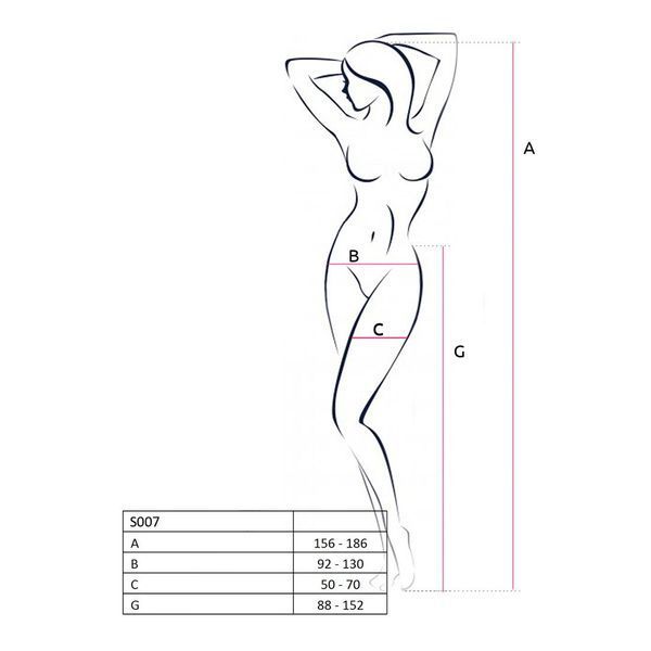 Сексуальные колготки-бодистокинги Passion S022 One Size, Red, имитация чулок и пояса с гартерами PSS022R фото