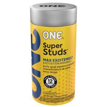 Презервативы ONE Super Studs 12 шт, подарочная упаковка тюб SX0791 фото