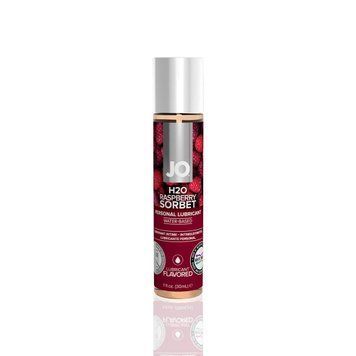 Смазка на водной основе JO H2O &mdash; Raspberry Sorbet (30 мл) без сахара, растительный глицерин SO1468 фото